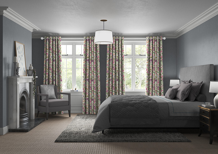 Field Flowers, Copper - Made to Measure Curtains - Image 5